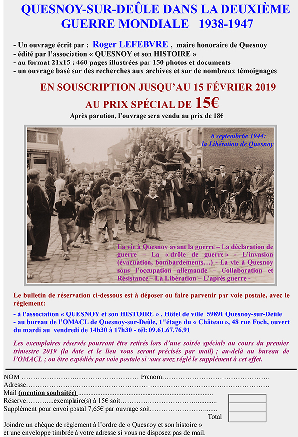 Quesnoy-sur-deule et son histoire: association historique de Quesnoy ...
